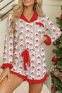 PREORDER! ETA 10/29 Santa Baby Ruffled Button Top and Shorts Pajama Set **SHIPPING EXPECTED TO BEGIN ON DATE 10/29** - Wholesale Accessory Market