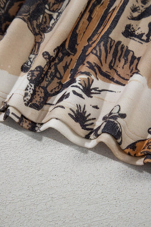 Dusty Canyon Cowboys Khaki Tee - Wholesale Accessory Market
