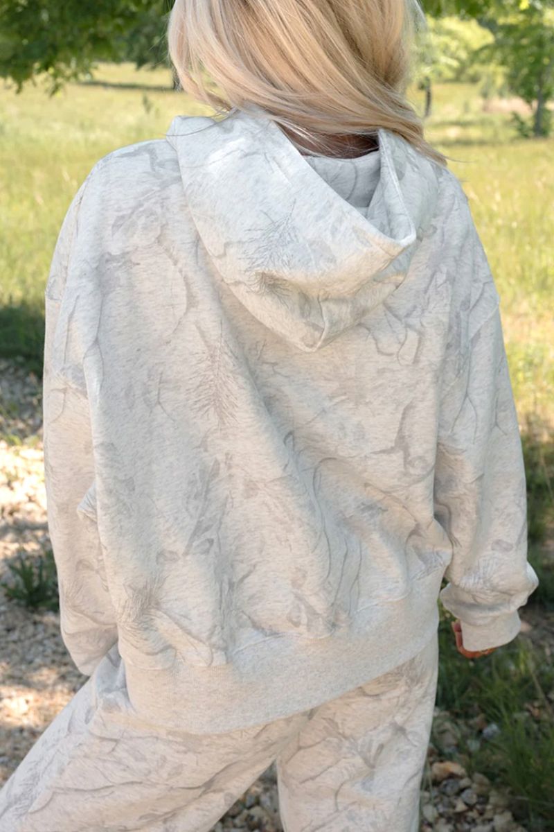 Hidden Trail Light Gray Hoodie and Pants Set - Wholesale Accessory Market