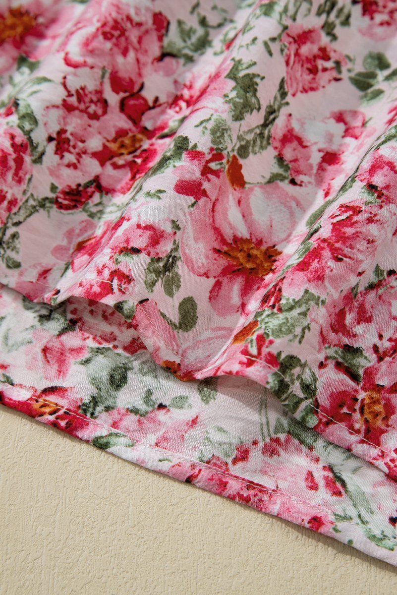 Pink Spring Fling Floral Lace Maxi Dress - Wholesale Accessory Market