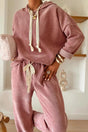 PREORDER! ETA 10/30 Laid Back Club Rose Tan Corduroy Hoodie & Pants Set **SHIPPING EXPECTED TO BEGIN ON DATE 10/30** - Wholesale Accessory Market
