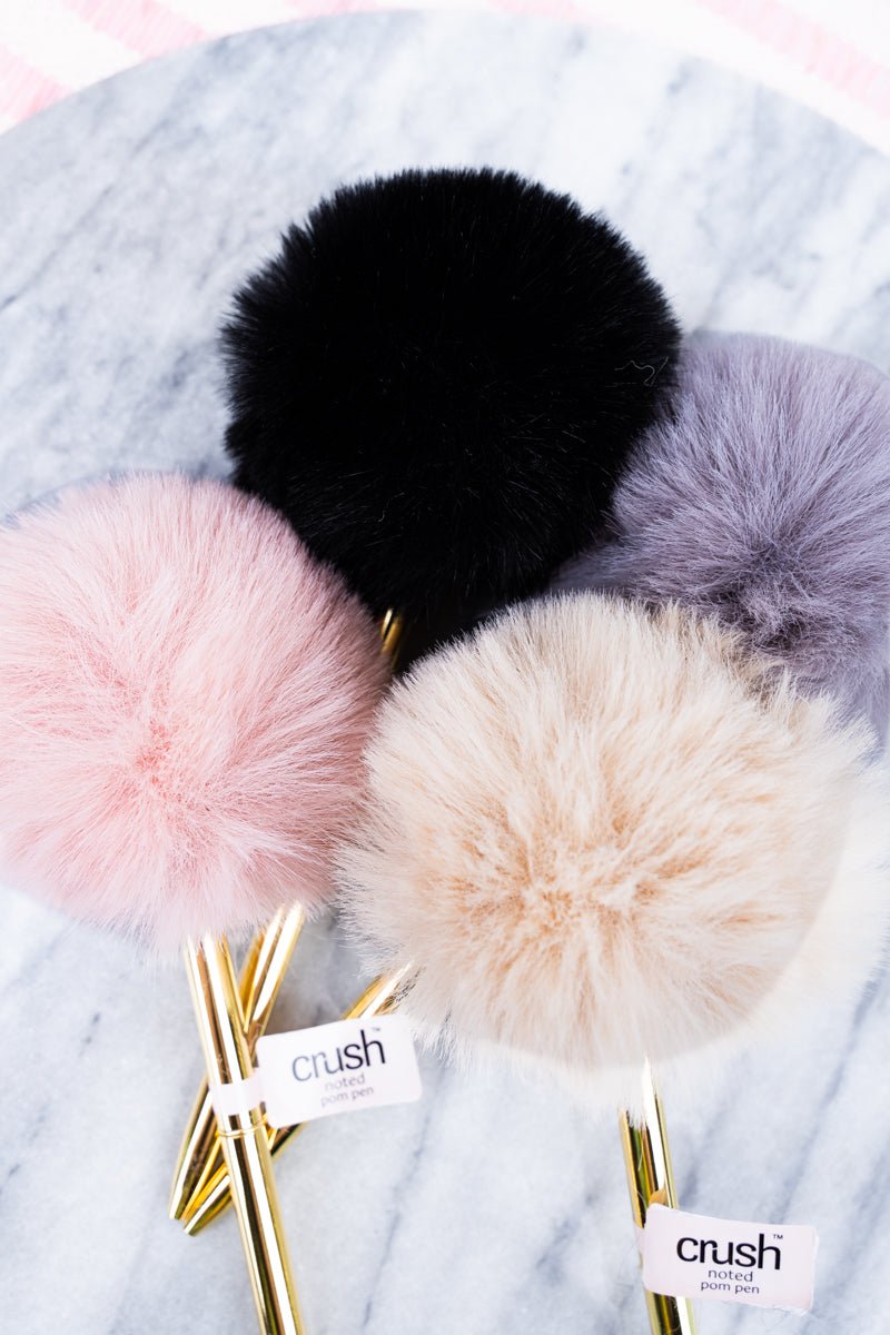 One Crush Noted Pom Pen - SHIPS ASSORTED - Wholesale Accessory Market