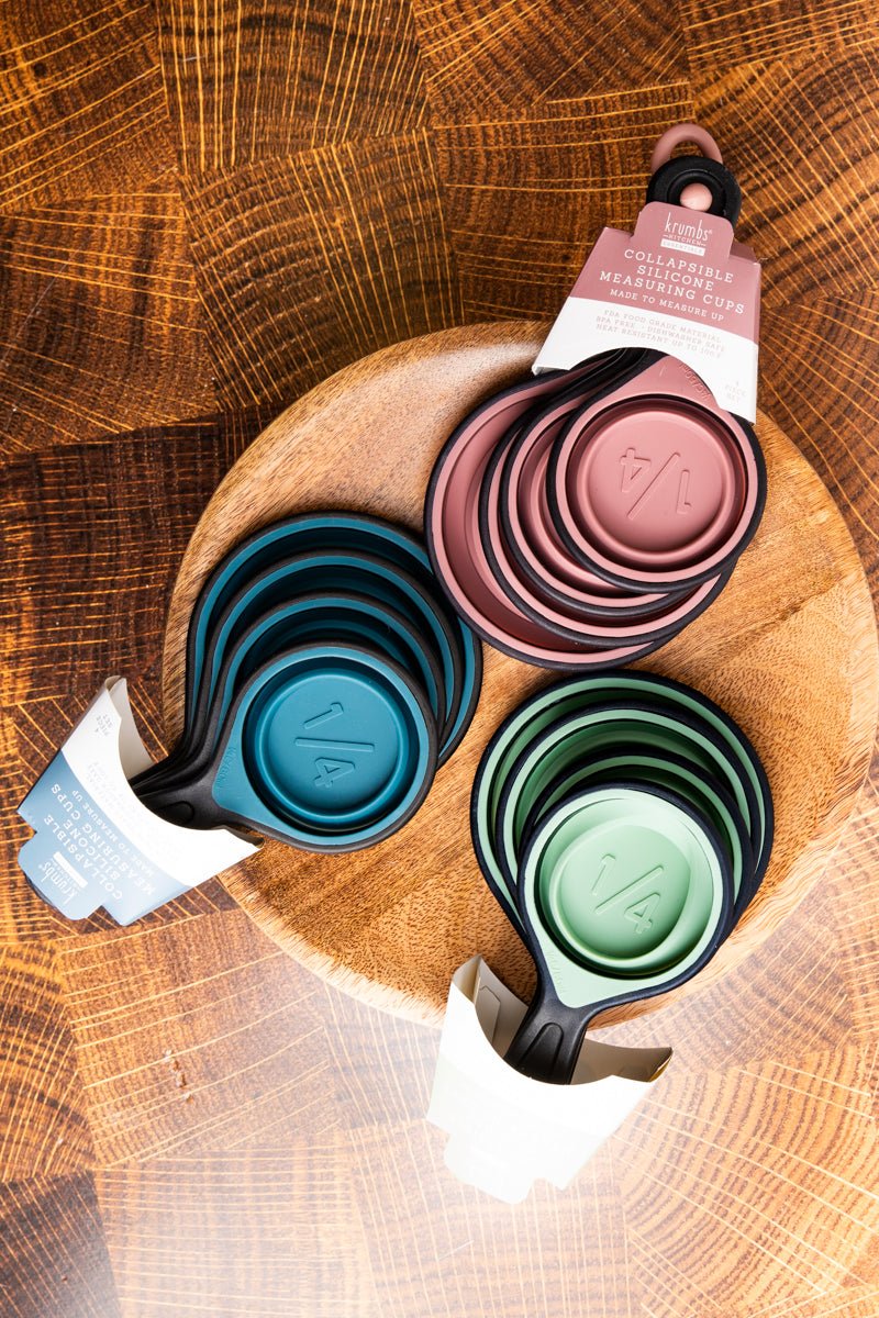 One Set Collapsible Silicone Measuring Cups - SHIPS ASSORTED - Wholesale Accessory Market