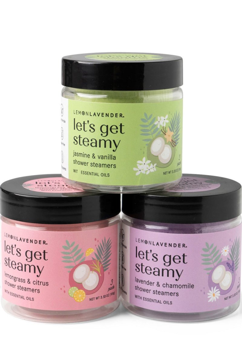 One Jar Let's Get Steamy Shower Bombs - SHIPS ASSORTED - Wholesale Accessory Market