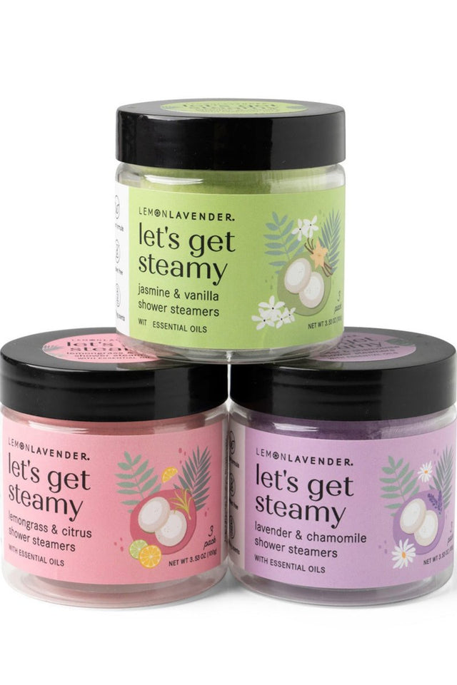 One Jar Let's Get Steamy Shower Bombs - SHIPS ASSORTED - Wholesale Accessory Market