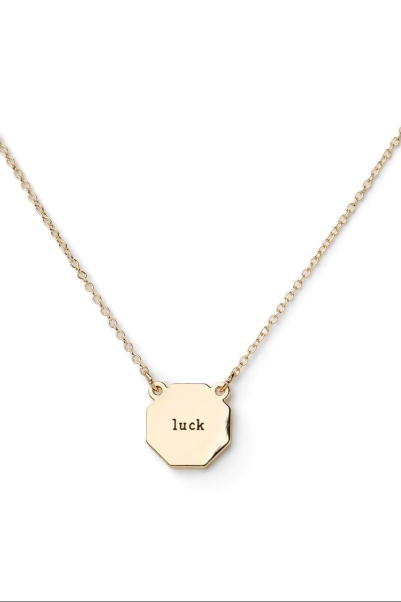 African Green Jade Soul Stacks Intentions Pendant Necklace - Wholesale Accessory Market