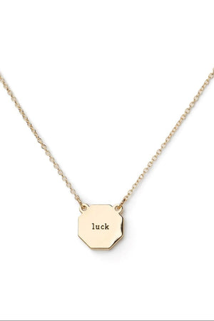 African Green Jade Soul Stacks Intentions Pendant Necklace - Wholesale Accessory Market