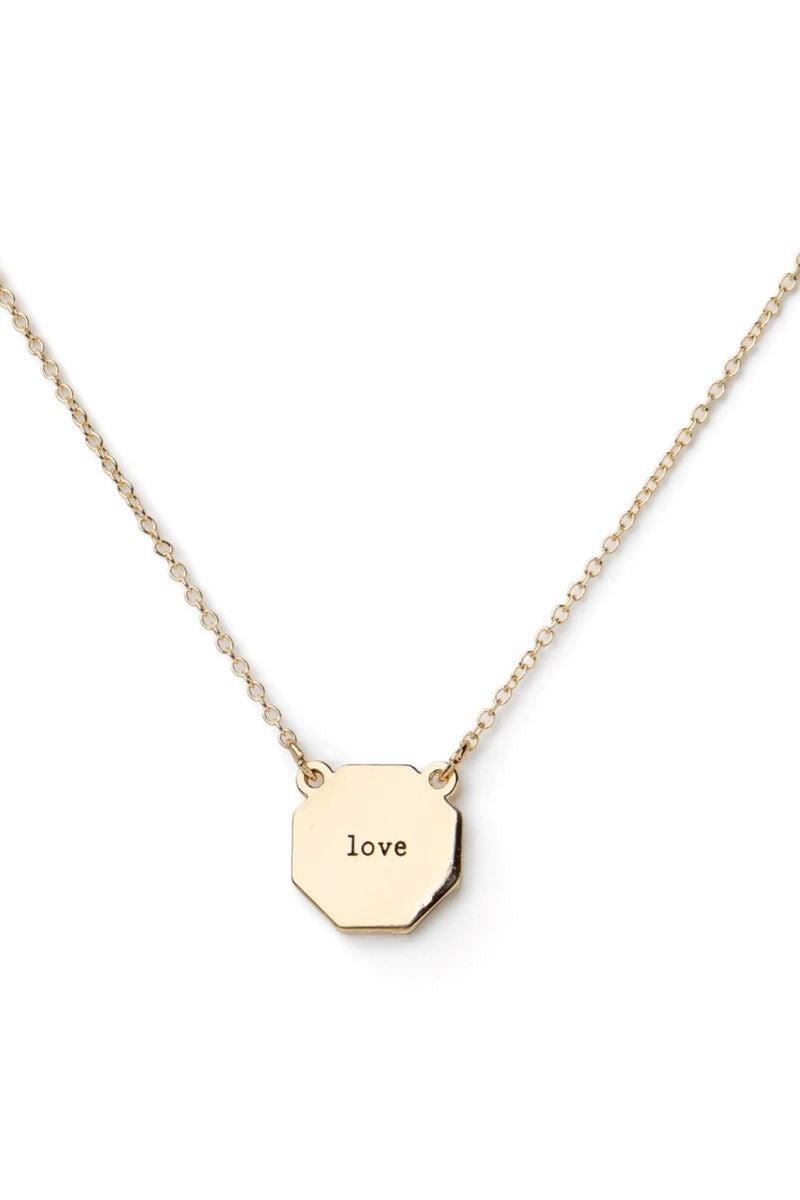 Rose Quartz Soul Stacks Intentions Pendant Necklace - Wholesale Accessory Market