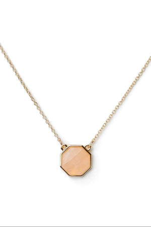 Rose Quartz Soul Stacks Intentions Pendant Necklace - Wholesale Accessory Market