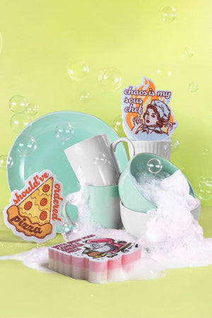 One The Reluctant Homemaker Kitchen Sponge - SHIPS ASSORTED - Wholesale Accessory Market