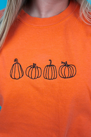 Embroidered Gourd Vibes Only Comfort Colors Adult Ring - Spun Cotton Tee - Wholesale Accessory Market
