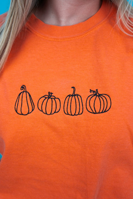Embroidered Gourd Vibes Only Comfort Colors Adult Ring - Spun Cotton Tee - Wholesale Accessory Market