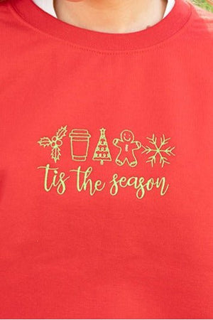 Embroidered Favorite Things - Tis The Season Heavy Blend Crew Sweatshirt - Wholesale Accessory Market