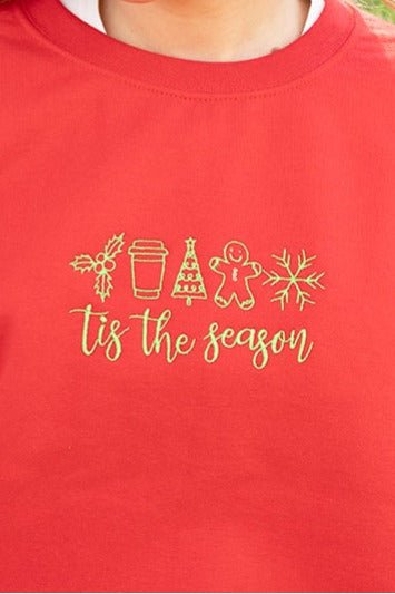 Embroidered Favorite Things - Tis The Season Heavy Blend Crew Sweatshirt - Wholesale Accessory Market