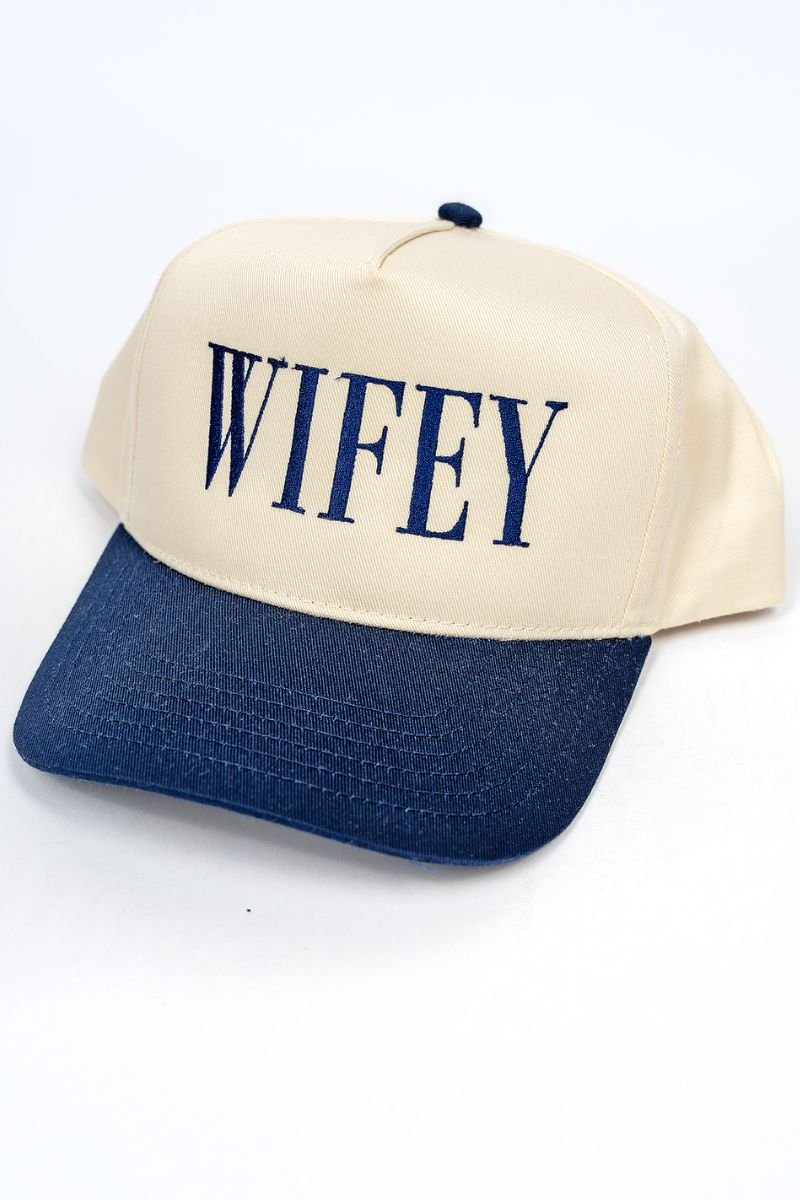 Wifey Embroidered Five Panel Twill Cap - Wholesale Accessory Market