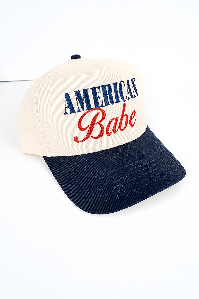 Embroidered American Babe Five Panel Twill Cap - Wholesale Accessory Market