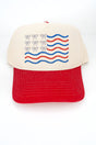 Embroidered Coquette Flag Five Panel Twill Cap - Wholesale Accessory Market
