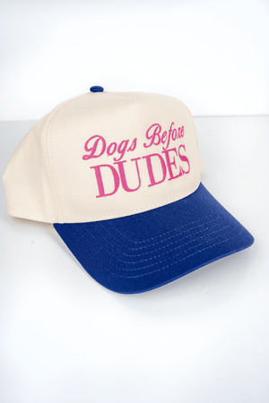 Dogs Before Dudes Embroidered Five Panel Twill Cap - Wholesale Accessory Market
