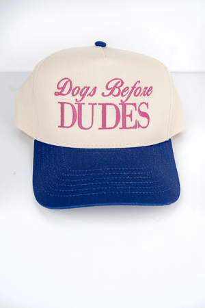 Dogs Before Dudes Embroidered Five Panel Twill Cap - Wholesale Accessory Market