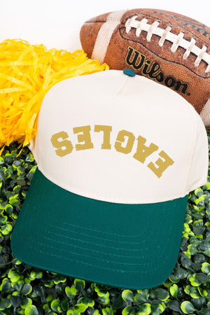 Upside Down Custom Mascot Embroidered Five Panel Twill Cap *Customize Your Text and Choose Thread Color - Wholesale Accessory Market