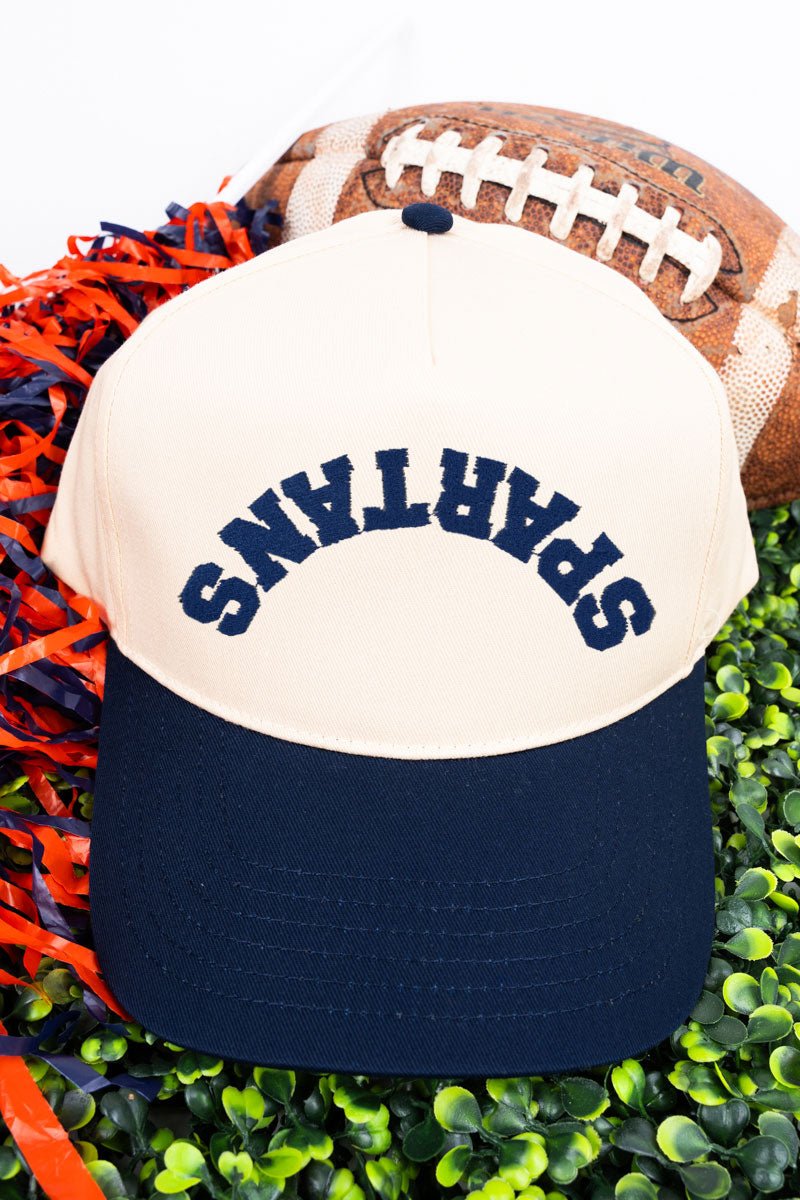 Upside Down Custom Mascot Embroidered Five Panel Twill Cap *Customize Your Text and Choose Thread Color - Wholesale Accessory Market