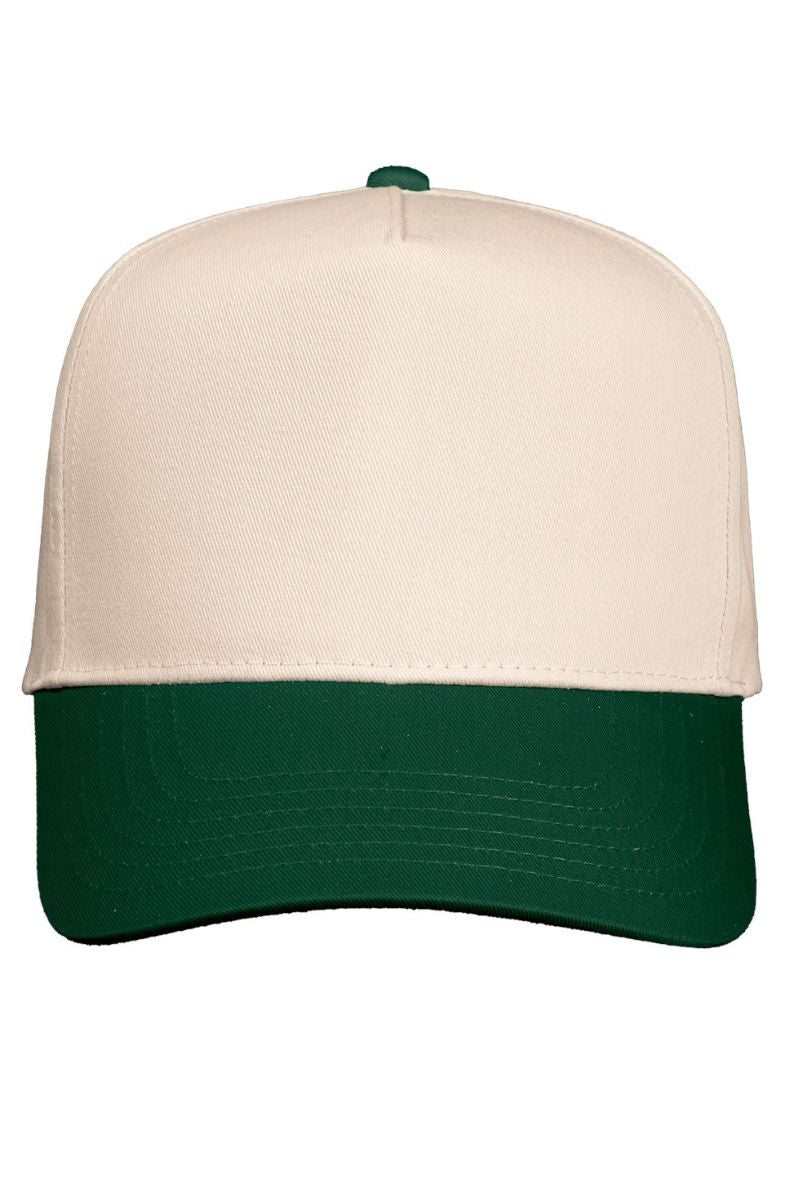 Happier Than I Look Embroidered Five Panel Twill Cap - Wholesale Accessory Market
