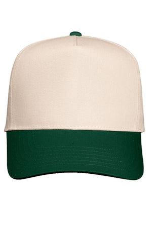 Happier Than I Look Embroidered Five Panel Twill Cap - Wholesale Accessory Market