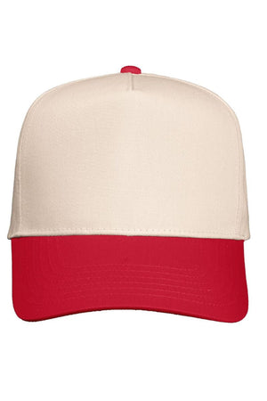 Happier Than I Look Embroidered Five Panel Twill Cap - Wholesale Accessory Market