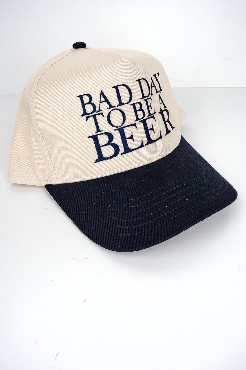 Bad Day To Be A Beer Embroidered Five Panel Twill Cap - Wholesale Accessory Market