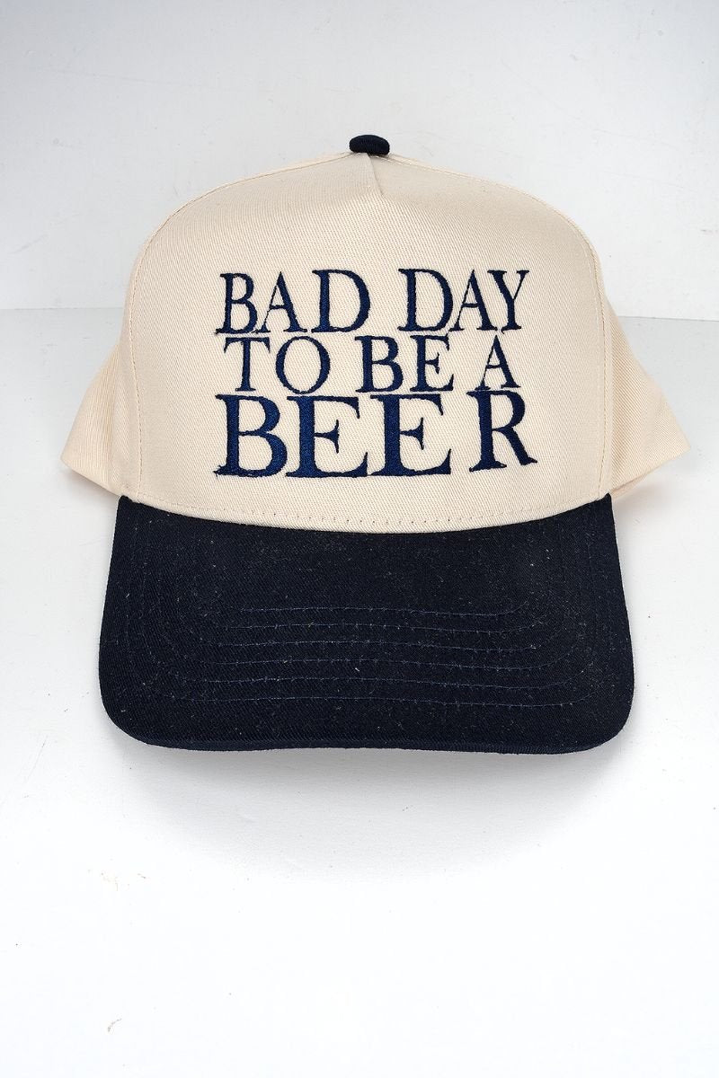 Bad Day To Be A Beer Embroidered Five Panel Twill Cap - Wholesale Accessory Market