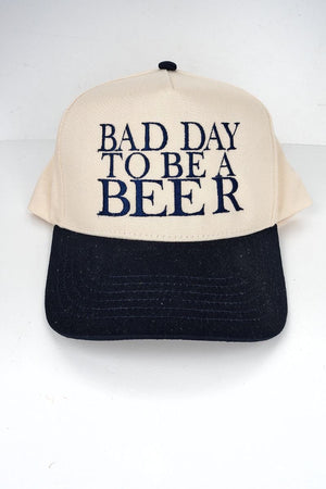 Bad Day To Be A Beer Embroidered Five Panel Twill Cap - Wholesale Accessory Market