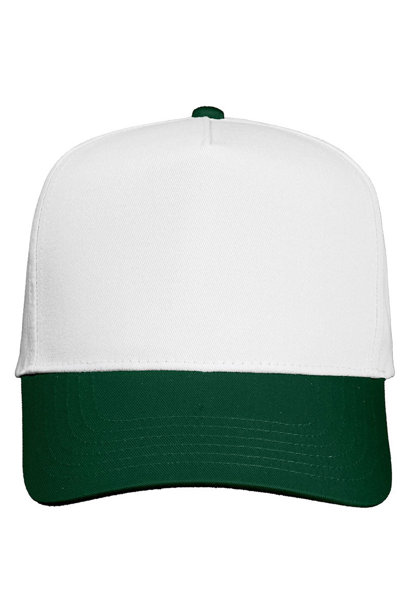 Bow Custom Mascot Embroidered Five Panel Twill Cap *Customize Your Text and Choose Thread Color - Wholesale Accessory Market