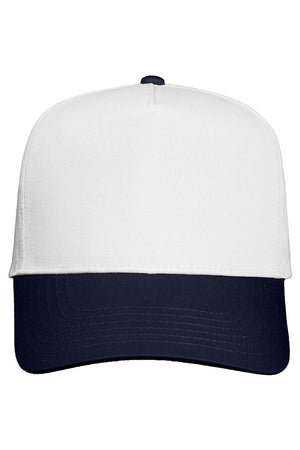 Bow Custom Mascot Embroidered Five Panel Twill Cap *Customize Your Text and Choose Thread Color - Wholesale Accessory Market
