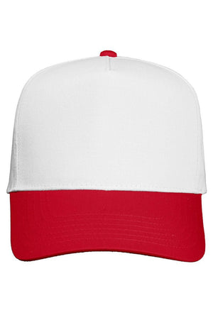 Bow Custom Mascot Embroidered Five Panel Twill Cap *Customize Your Text and Choose Thread Color - Wholesale Accessory Market