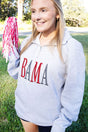 Bama Puff Embroidered Midweight Quarter - Zip Pullover - Wholesale Accessory Market