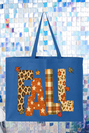 Crisp & Cozy Fall Canvas Jumbo Tote