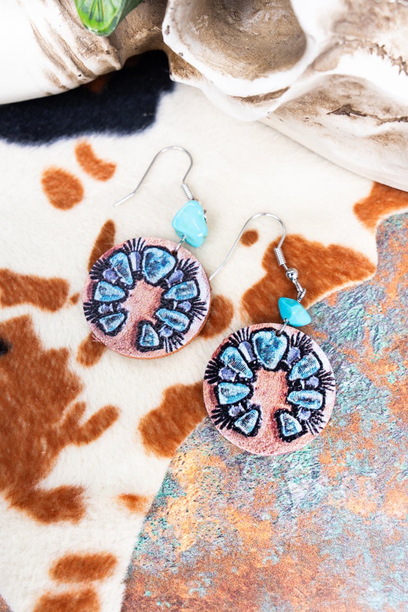 Abigail Arch Faux Leather Earrings - Wholesale Accessory Market