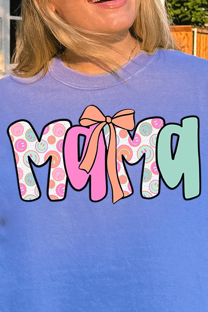 All Smiles Mama Comfort Colors Adult Ring - Spun Cotton Tee - Wholesale Accessory Market