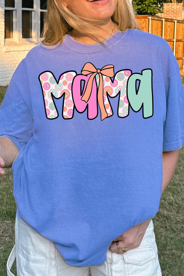 All Smiles Mama Comfort Colors Adult Ring - Spun Cotton Tee - Wholesale Accessory Market