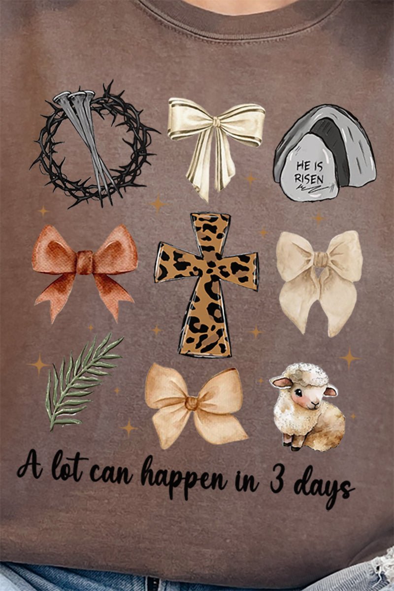 A Lot Can Happen In 3 Days Comfort Colors Adult Ring - Spun Cotton Tee - Wholesale Accessory Market