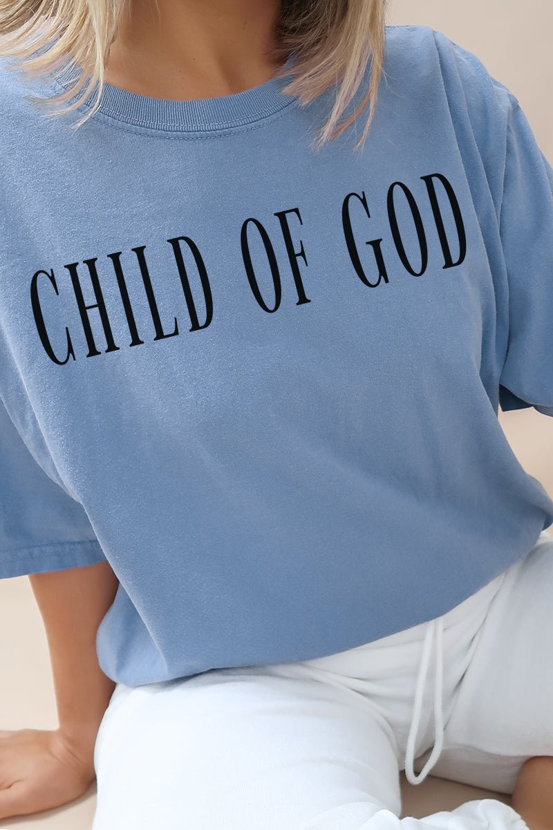 Child Of God Comfort Colors Adult Ring - Spun Cotton Tee - Wholesale Accessory Market