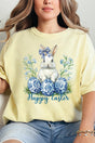 Chinoiserie Easter Bloom Comfort Colors Adult Ring - Spun Cotton Tee - Wholesale Accessory Market
