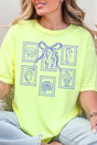 Coquette Coastal Stamps Comfort Colors Adult Ring - Spun Cotton Tee - Wholesale Accessory Market