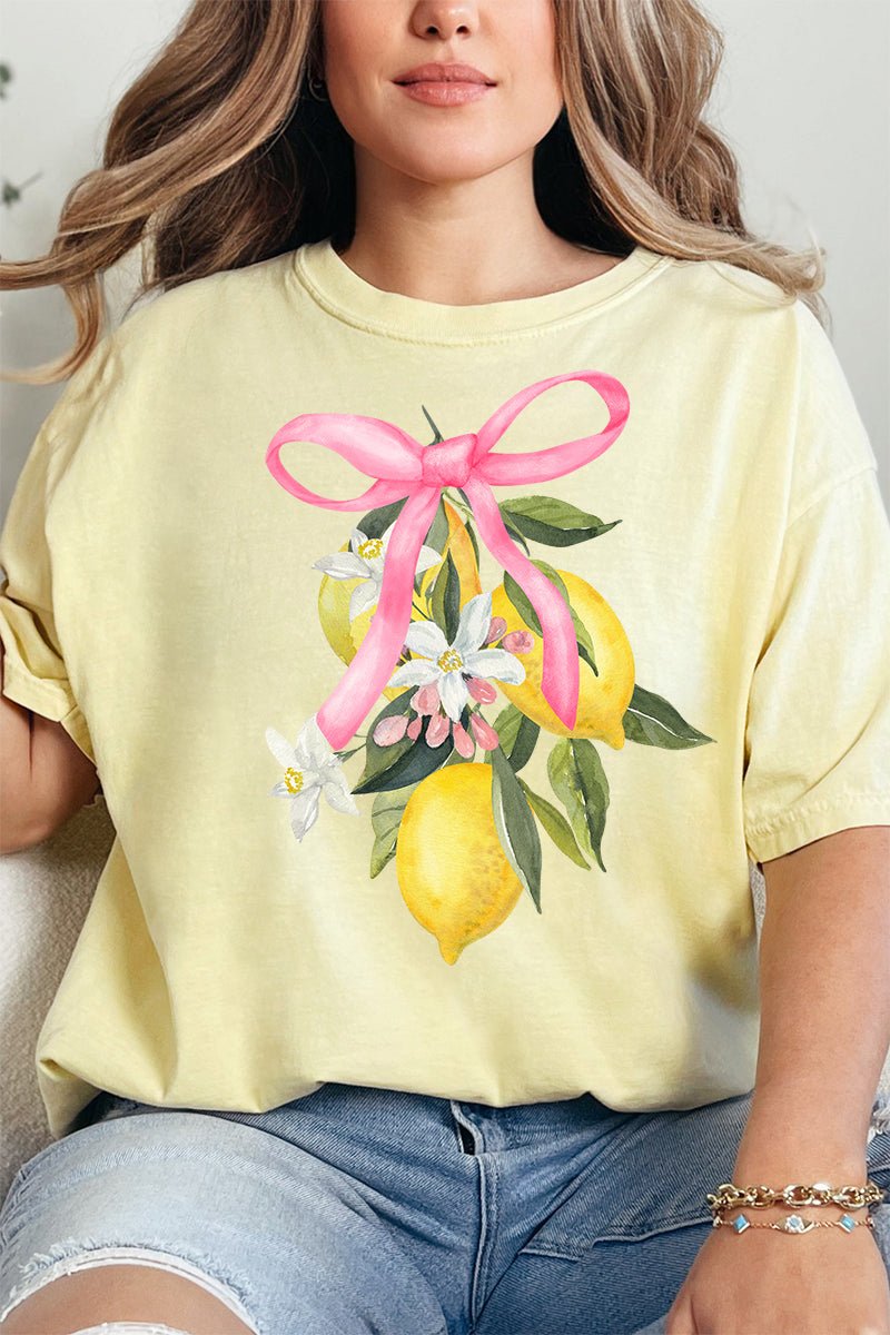 Coquette Lemon Blossom Comfort Colors Adult Ring - Spun Cotton Tee - Wholesale Accessory Market