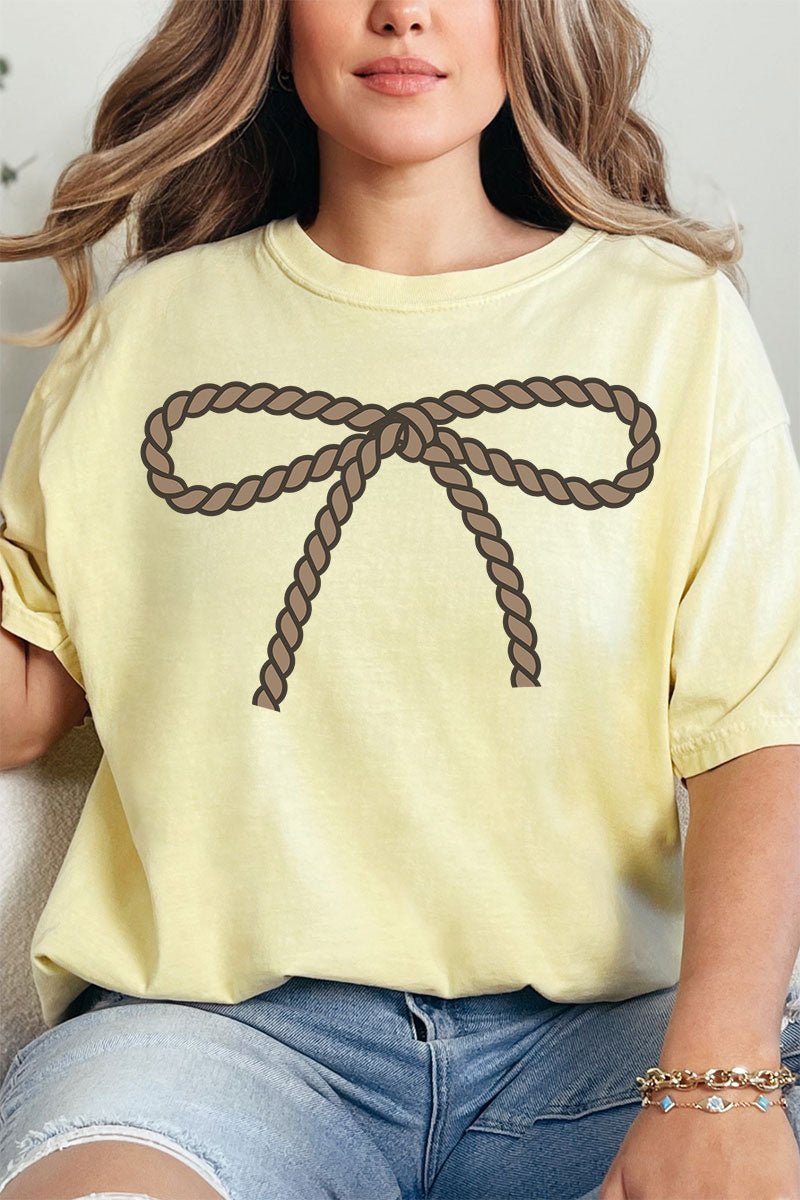 Coquette Rope - It Comfort Colors Adult Ring - Spun Cotton Tee - Wholesale Accessory Market
