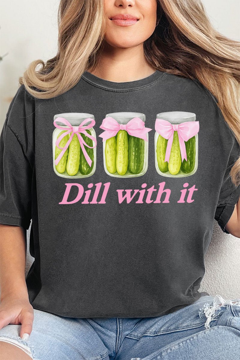 Dill With It Coquette Comfort Colors Adult Ring - Spun Cotton Tee - Wholesale Accessory Market