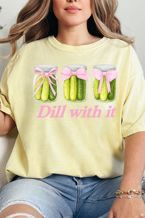 Dill With It Coquette Comfort Colors Adult Ring - Spun Cotton Tee - Wholesale Accessory Market