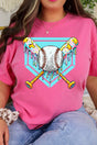 Drippy Baseball Home Plate Comfort Colors Adult Ring - Spun Cotton Tee - Wholesale Accessory Market