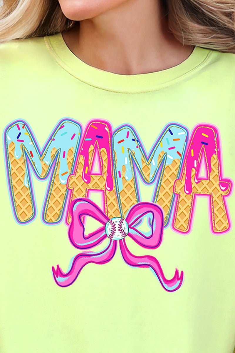 Drippy Baseball Mama Comfort Colors Adult Ring - Spun Cotton Tee - Wholesale Accessory Market