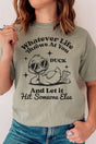 Duck And Let It Hit Someone Else Comfort Colors Adult Ring - Spun Cotton Tee - Wholesale Accessory Market